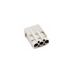 Insert HM modulaire, Raccordement à Sertir, femelle, 7 pin, 40A, Polycarbonate 